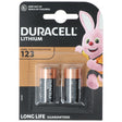 Duracell Photobatterie CR123A Ultra Lithium 3 Volt mit 1400mAh im 2er 