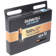 Duracell Optimum AAA Mignon Batterien, 1.5V LR03 MX2400, 12er-Pack