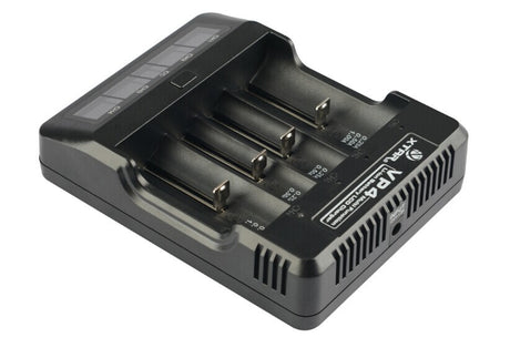Xtar VP4 - Ladegerät für Li-Ion-Akkus inkl. KFZ-Adapter
