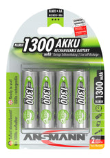 Ansmann NiMH-Akku Mignon 1300mAh 4er-Blister