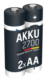 Ansmann NiMH-Akku Mignon 2700mAh 2er Blister