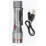 NEBO LED Taschenlampe 450 FLEX mit bis zu 450lm und 237m Leuchtweite integrierter Li-ion Akku 3,7V 600mAh