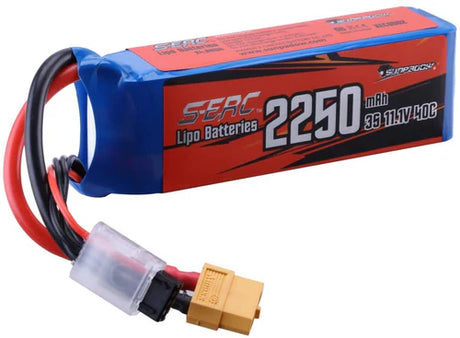 Sunpadow 3S Lipo Akku 11,1V 40C 2250mAh mit XT60 Stecker (2 St.)