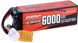 Sunpadow 4S Lipo-Akku 14,8V 6000mAh 70C Softpack mit XT90-Anschluss (2 Stück)