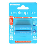 Panasonic eneloop Lite Mignon AA LR06 Akku BK-3LCCE NiMH 1,2 Volt 1000mAh im 2er Blister