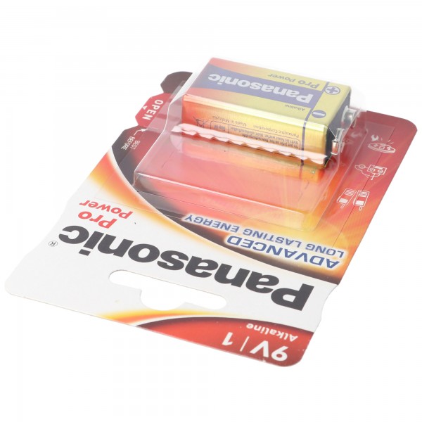 Panasonic Pro Power 9-Volt 6LR61 1er Blister E-Block