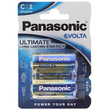 Panasonic EVOIA Batterie die neue Alkaline Batterien Baby/C