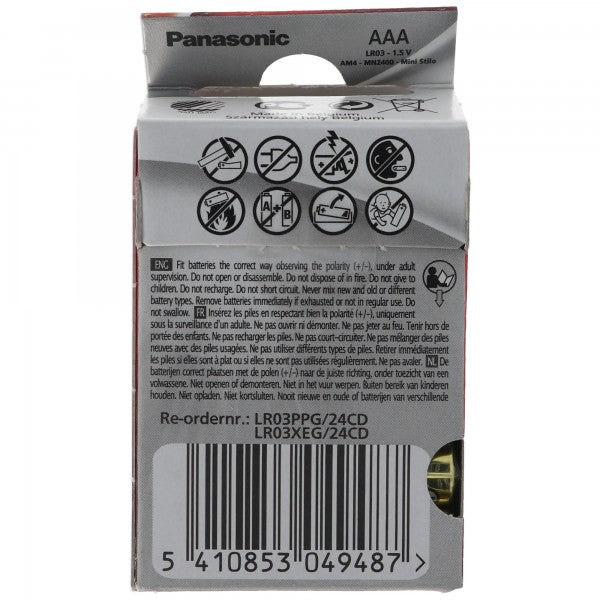 Panasonic Pro Power Micro / AAA / LR03 Batterien im 24er Pack