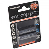 Panasonic eneloop Pro Mignon Akku BK-3HCDE/2BE NiMH 1,2Volt max. 2550mAh, 2er Blisterkarte
