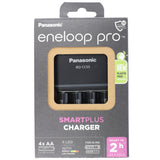 Panasonic Akku NiMH, Universal Ladegerät BQ CC55, AA/AAA eneloop pro, inkl. Akkus, 4x Mignon 2500mAh, Retail