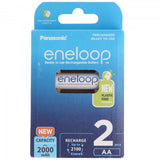 Panasonic eneloop, vorgeladen, 2-Pack BK-3MCDE/2BE Akku NiMH, Mignon, AA, HR06, 1.2V und 2000mAh 5410853064176