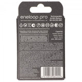 Panasonic eneloop pro, vorgeladen, Retail Blister (4-Pack) BK-4HCDE/4BE Akku NiMH, Micro, AAA, HR03, 1.2V und 930mAh 5410853064244