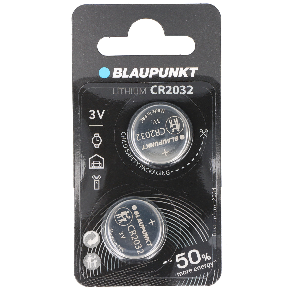 Blaupunkt CR2032 Lithium Batterie 3V 2er-Pack