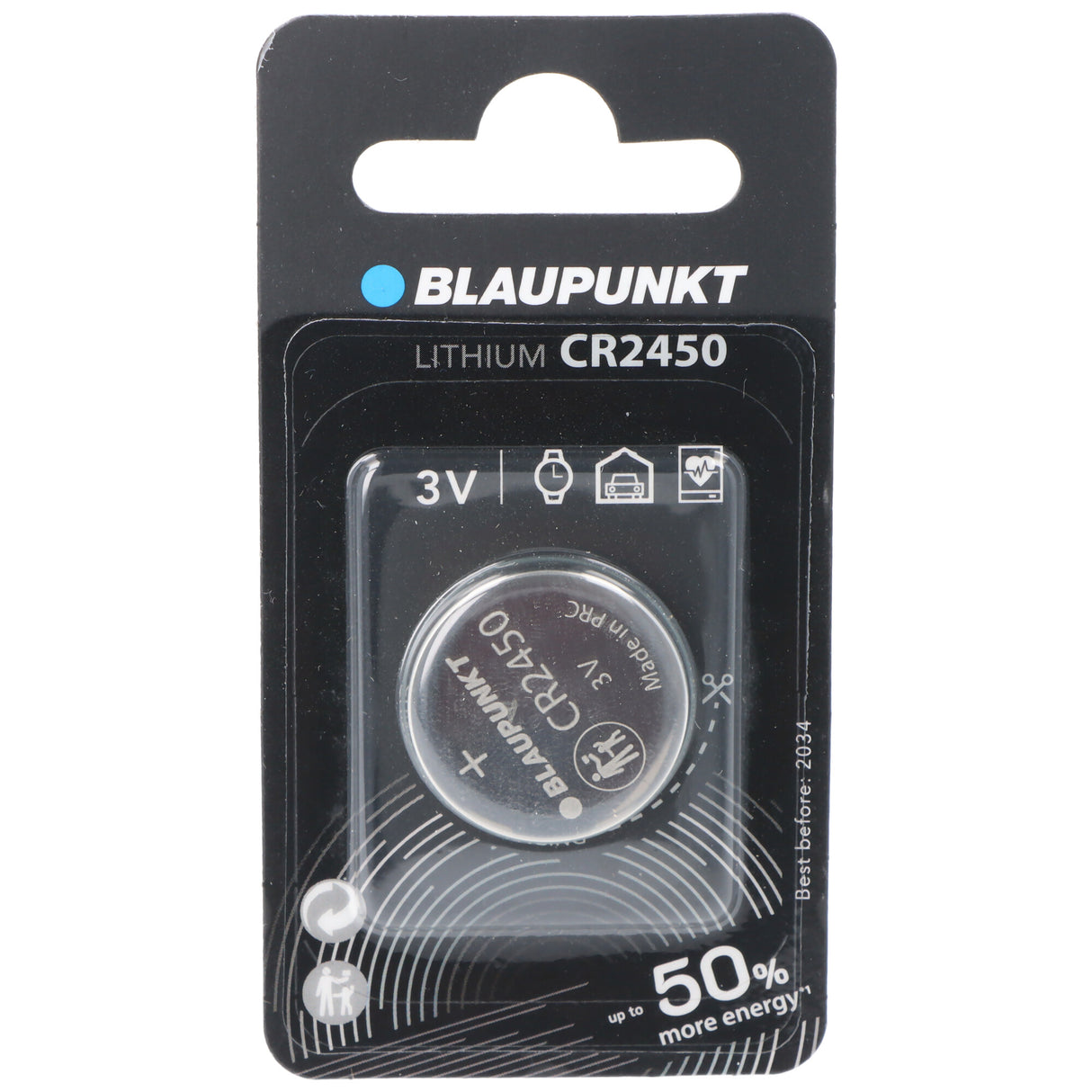 Blaupunkt CR2450 lithium battery 3V