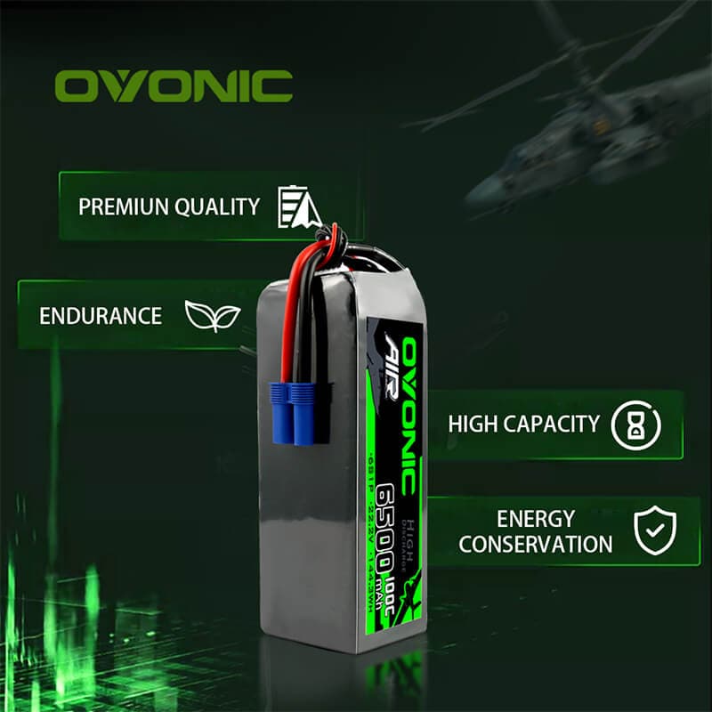 Ovonic Air 6S 6500mAh 100C 22,2V EC5