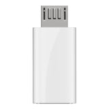 AccuCell Adapter USB 2.0 Micro-B auf USB-C weiß, zum Verbinden eines Micro-USB Gerätes mit einem USB-C Kabel