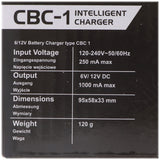 EverActive Ladegerät für 6 Volt und 12 Volt für Auto-, Motorrad-, Bleisäure-, PB, Gel, AGM Akku 2-24A