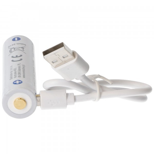everActive Li-Ion 18650 Akku mit Micro-USB 3,7 Volt 3200mAh