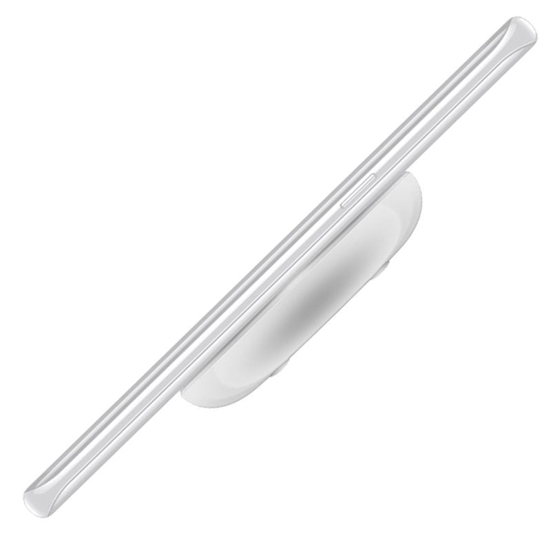 AccuCell Induktionsladegerät für Qi-kompatible Handy, Smartphone und Endgeräte, weiß, Ladestrom 1A
