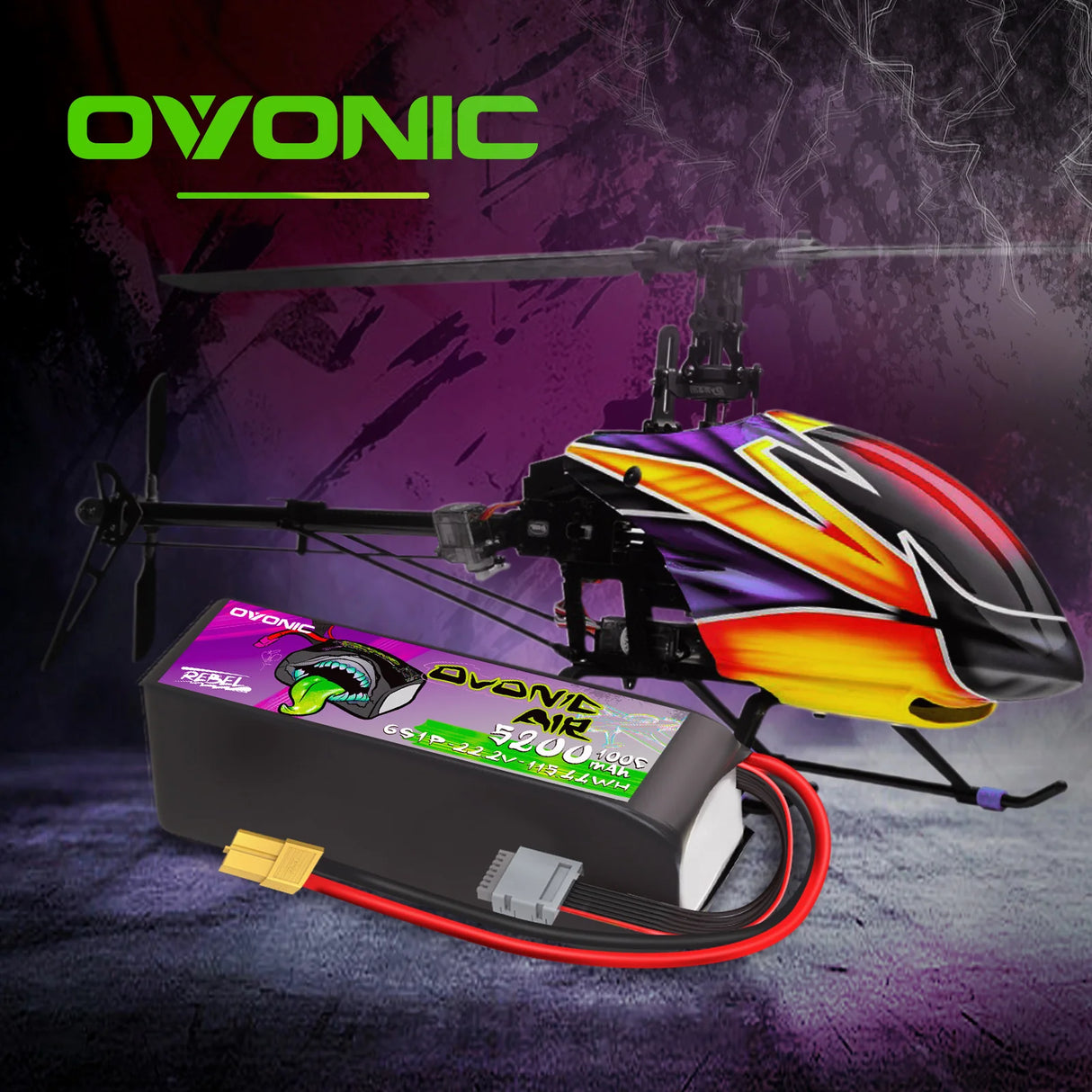 Ovonic Rebel 2.0 6S 5200mAh 22,2V 100C XT90 & AS150