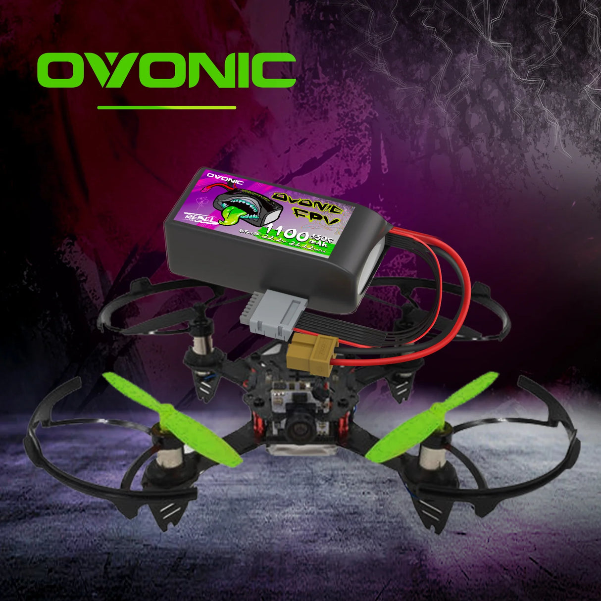 Ovonic Rebel 2.0 6S 1100mAh 130C 22,2V XT60 (2 St.)