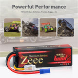Zeee Premium Series 3S 9000mAh, 11,4V 120C Hardcase EC5 HV (2 Stück)