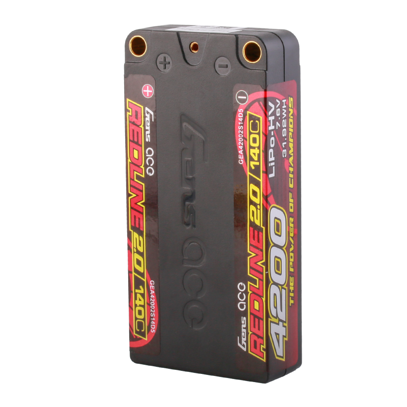 Gens Ace Redline 2.0 Serie 2S 4200mAh 7,6V 140C 2S1P Hardcase HV Lipo Akku