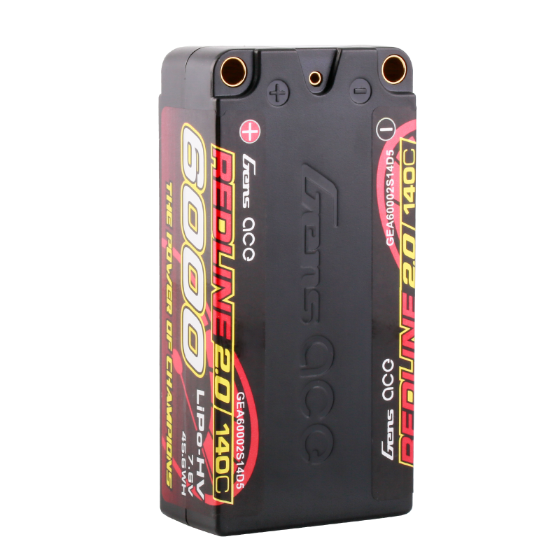6000mAh / 2S / 5.0mm bullet