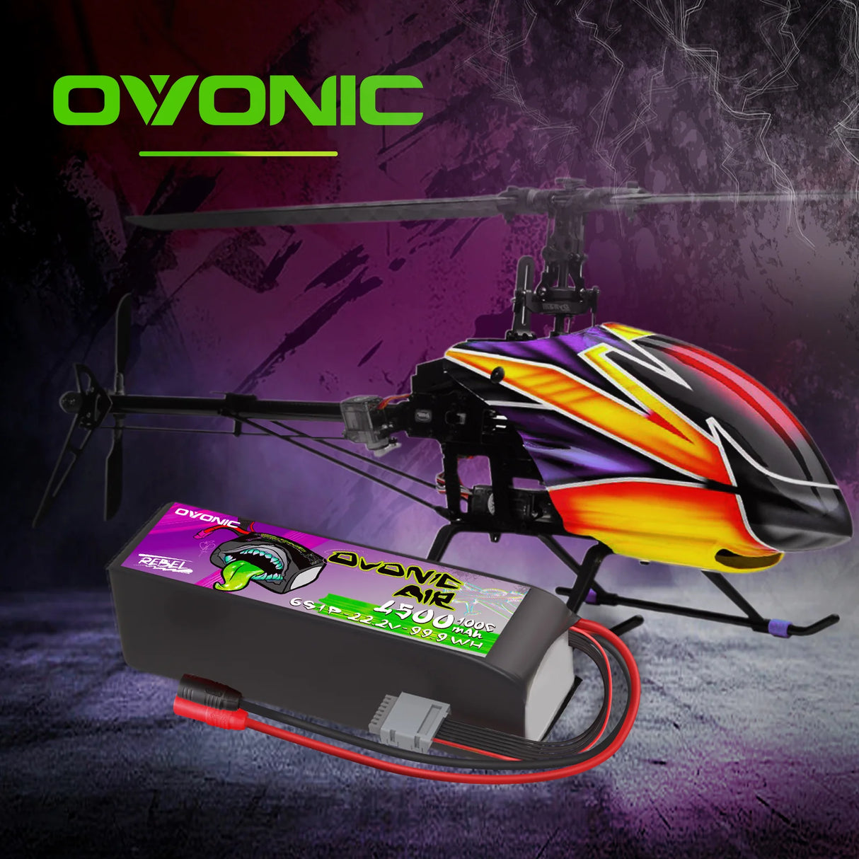 Ovonic Rebel 2.0 6S 4500mAh 100C 22,2V XT90- und AS150