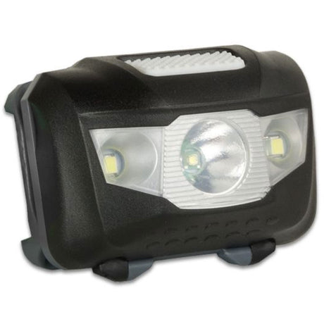 Arcas 5 Watt LED Kopflampe mit 7 Funktionen, max. 160 Lumen, inklusive 3 AAA, Micro LR03 Batterien