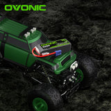 Ovoniv Car 4S 5200mAh Lipo Akku 130C 14,8V RC Lipo Akku mit EC5 Stecker (2 Stück)