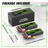 7200mAh / 2S / XT60 to TRA
