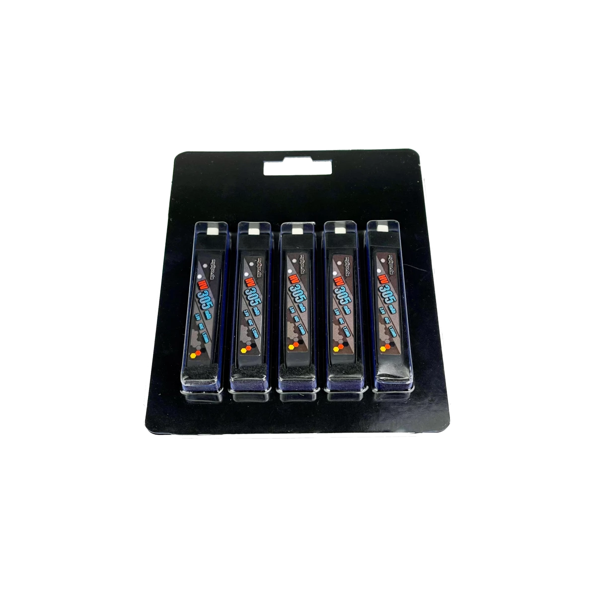 Mylipo Lipo Akku 305mAh HV 3.8V 40/80C BT2 Stecker im Blister (5 St.)