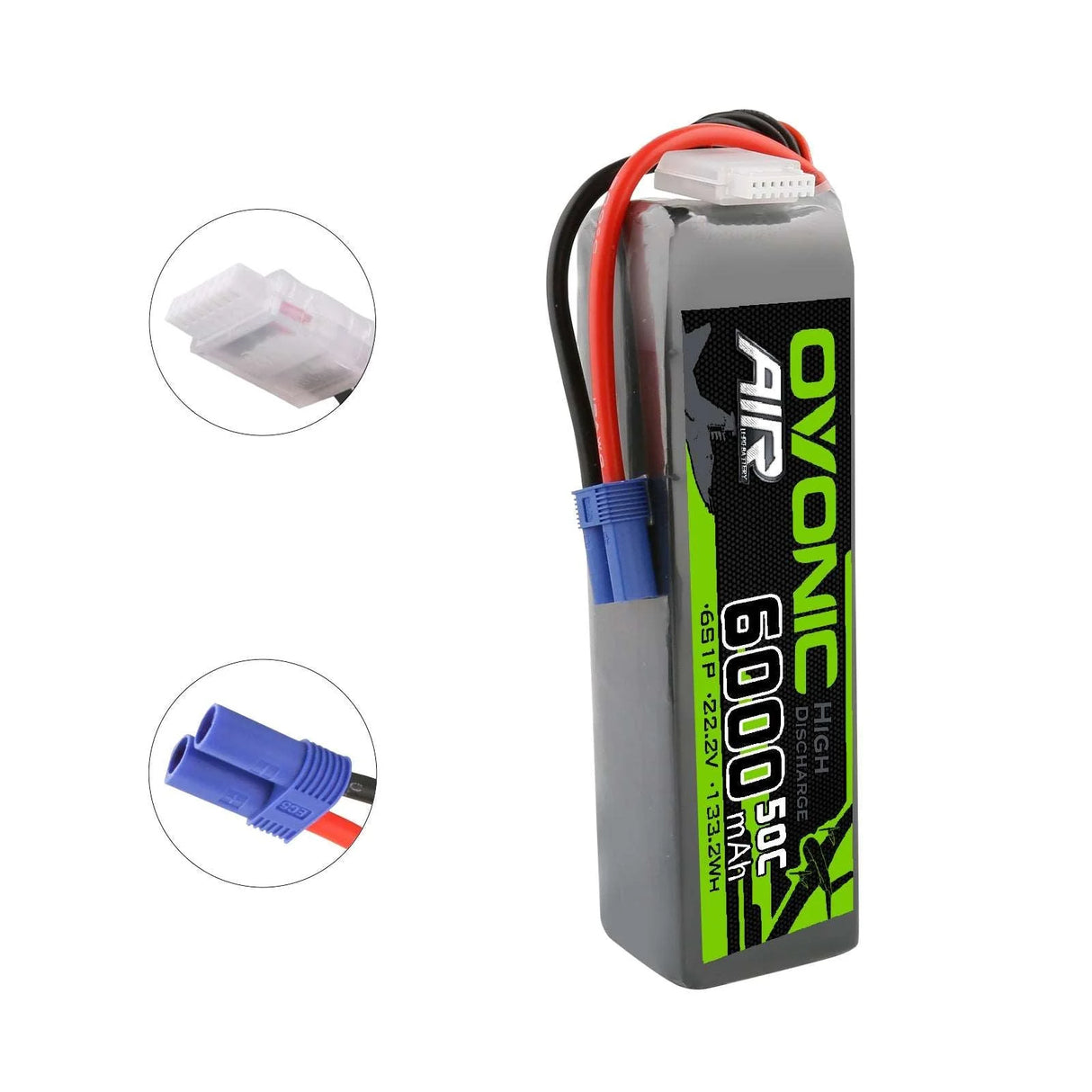 Ovonic Air 6S 6000mAh 22,2V 50C EC5 Lipo Akku