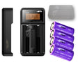 Efest LUC Ladegerät + 4x Efest Lila IMR 18350 - 700mAh + Box