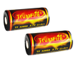 Trustfire 32650 6000mAh 3,6V - 3,7V geschützter Li-Ionen-Akku - 2 Stüc