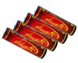 Trustfire 18650 geschützter Li-Ion Akku 3000mAh 3,7V (Flame) - 4 Stück