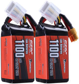 Sunpadow 6S Lipo Akku 1100mAh 120C 22,2V Softpack mit XT60 (2 St.)