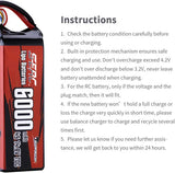Sunpadow 4S Lipo-Akku 14,8V 6000mAh 70C Softpack mit XT90-Anschluss (2 Stück)