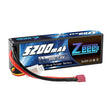 Zeee 2S 5200mAh 7,4V 50C Hardcase Dean Lipo Akku