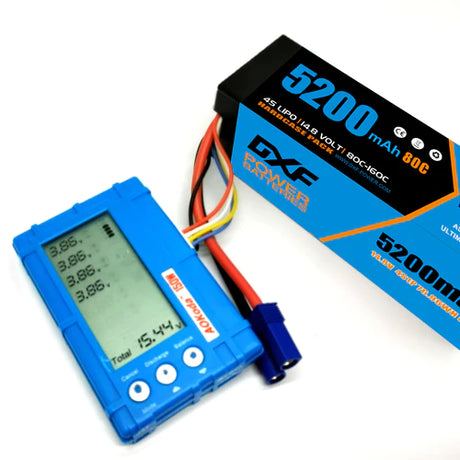 DXF 4S 5200mAh 14,8V 80C XT90 Hardcase Lipo Akku