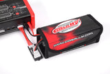 Team Corally - Lipo Safe Bag - Sport - für 2 Stück 2S Hard Case Akkus