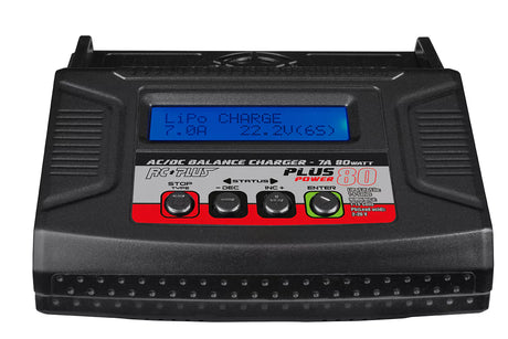 RC Plus - Power Plus 80 Ladegerät - AC-DC - 80W - 1x 6S Lixx - 15 Nixx - 20V PB
