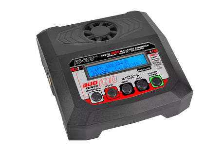 RC Plus – Power Duo 100 Ladegerät – AC 100 W – DC 2 x 100 W – 2 x 4S Lixx – 8 Nixx – 16 V PB