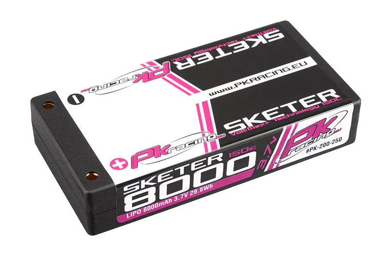 PK Racing PK-200-250 Li-Po SKETER 150C 3,7 V 1S 8000 mAh – Hardcase 1S – 4 mm Bullet