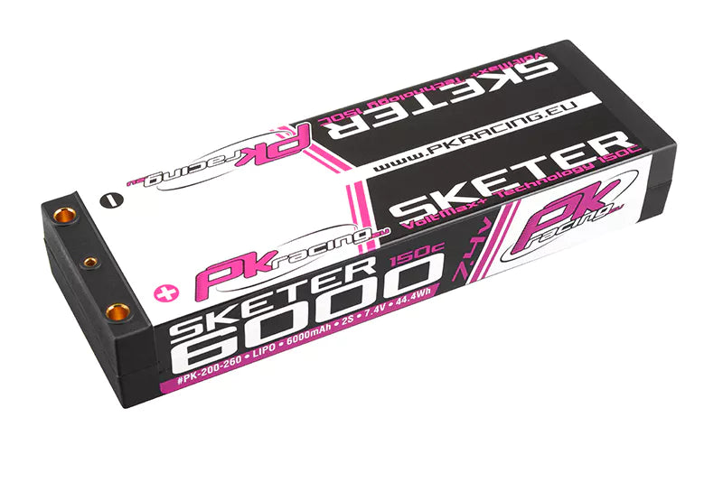6000mAh / 2S / 4mm Bullet