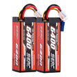 Sunpadow 4S 14,8V 6400mAh 100C Lipo-Akku mit EC5-Stecker (2 St.)