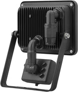 Goobay LED-Außenstrahler, 30 W, mit Bewegungsmelder - mit 2550 lm, neutralweißem Licht (4000 K), PIR-Sensor mit ON-/OFF-Funktion und M16-Kabelverschraubung, für den Außeneinsatz geeignet (IP44)