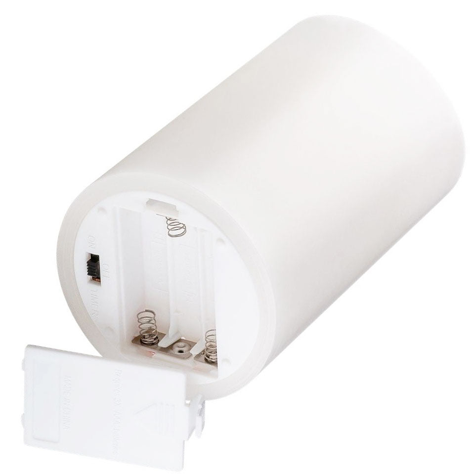 AccuCell 3er Set mit LED-Echtwachs-Kerzen mit realistischem, bewegendem Licht in warm weiß, mit Timer Funktion inklusive Batterien