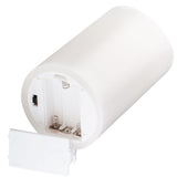 AccuCell 3er Set mit LED-Echtwachs-Kerzen mit realistischem, bewegendem Licht in warm weiß, mit Timer Funktion inklusive Batterien